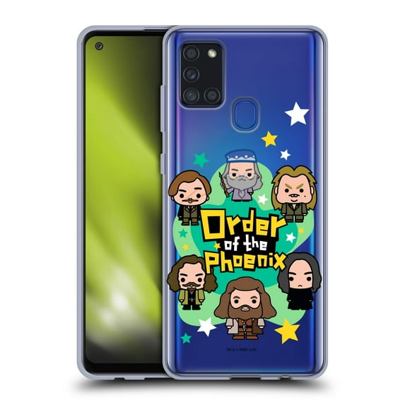 Head Case Designs Officially Licensed Harry Potter Deathly Hallows XXVIII Order of The Phoenix Soft Gel Case Compatible with Samsung Galaxy A21s (2020)