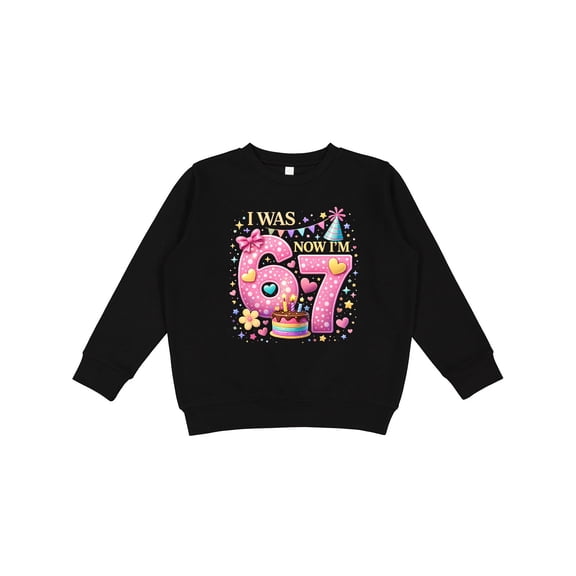 Inktastic I Was 6 Now I'm 7 Birthday Youth Sweatshirt