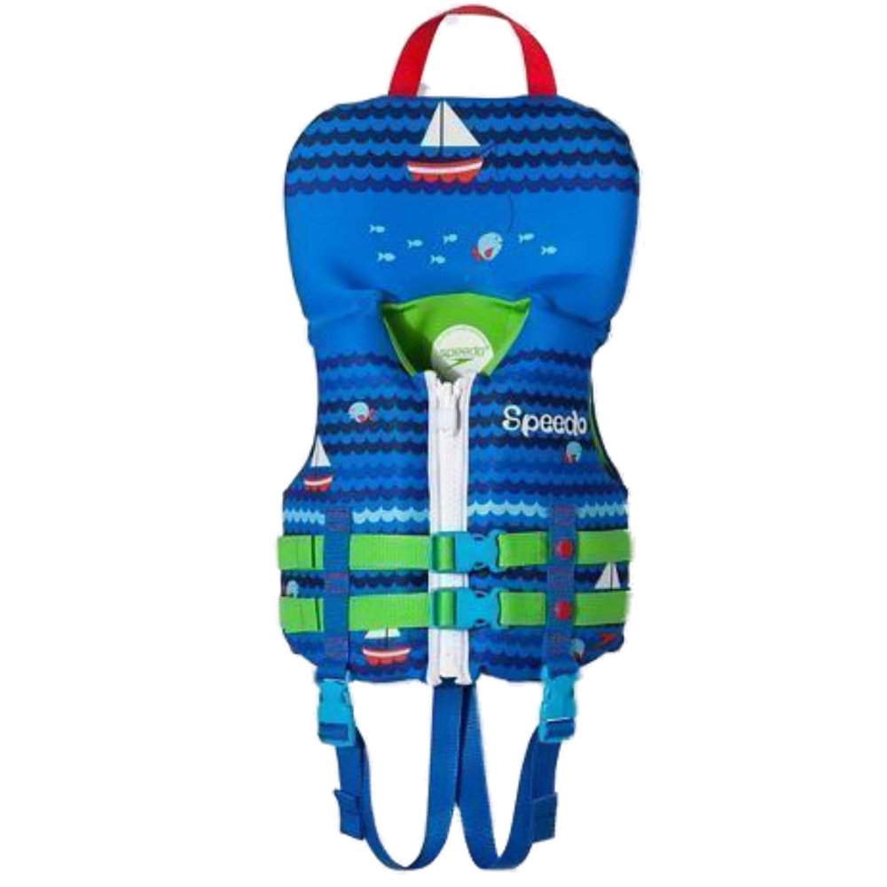 Speedo Speedo Infant Boys Blue Fish Neoprene Life Jacket
