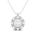 thumbnail image 1 of 5.00 Cts Perle Filigrane Design 925 Argent Sterling Style Floral Femmes Collier de Mariage, 1 of 3
