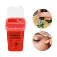 thumbnail image 2 of Huadaliy Sharps Container Bin Medical Biohazard Piercing Needles Tattoo Waste Box, 2 of 9