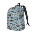 thumbnail image 2 of Yiaed Camping Caravan Print Backpack, Premium Laptop Backpack, Travel Backpack for Women, Lightweight Backpacks, Comfortable Back Pack-Small, 2 of 5