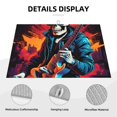 thumbnail image 3 of Fotbe Rock Skull Singer Alfombrilla de Secado para Cocina con Estampado, 18x24 Pulgadas, 3 of 7