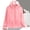 Pink, variant on Sunscreen Clothing for Women Sun Jacket Hoodie Long Sleeve Zipper Waterproof Coat with Pocket Summer Solid Color Lightweight Outwear Loose Work Ladies Tops Purple
