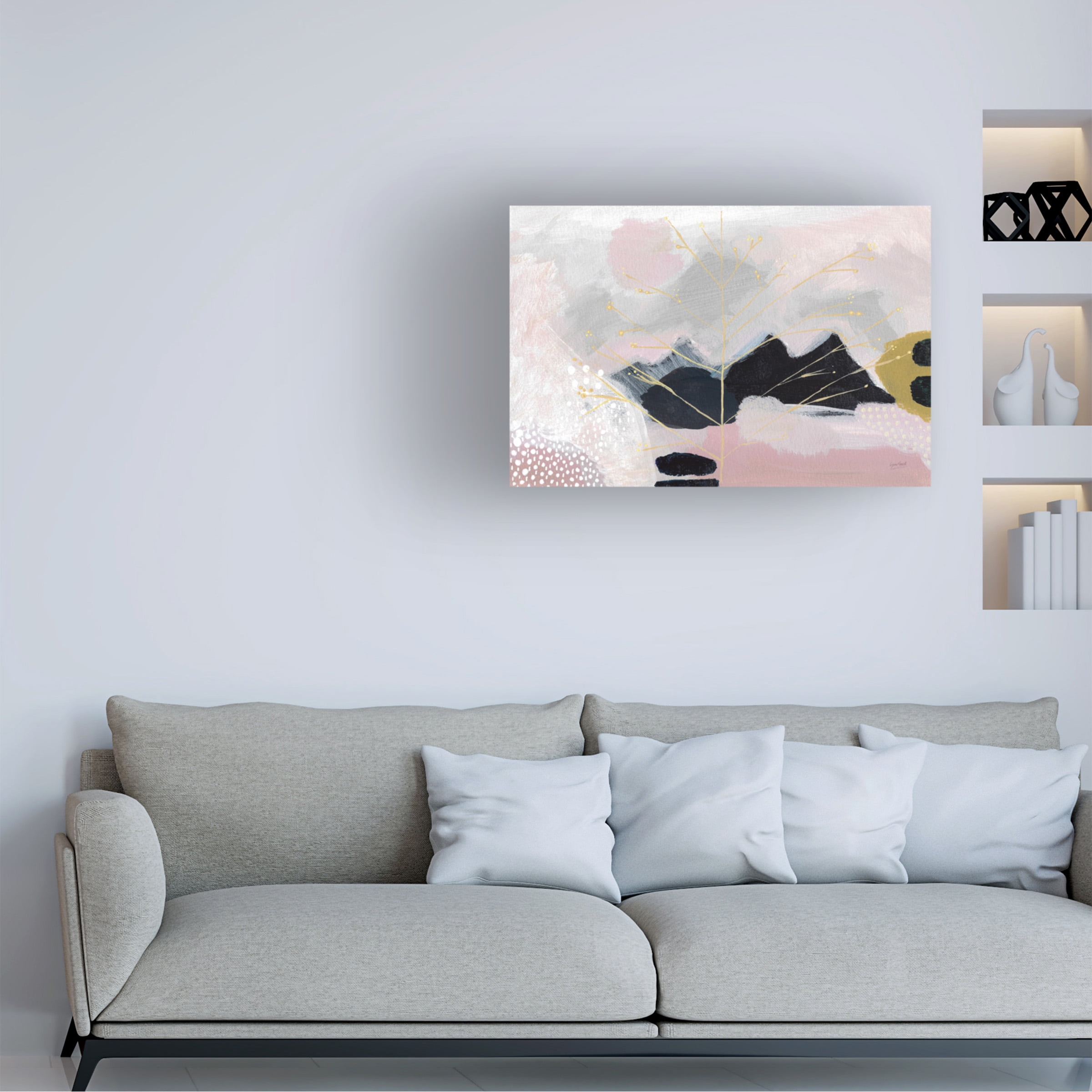 Lynn Mack 'Even the Rocks Cry Out I' Canvas Art