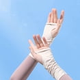 thumbnail image 3 of TELOLY 2Pairs Arm Sleeves,Quick Fit UPF50+ Nylon Arm Sleeves for Women,Chill Feel 18.9" Arm Sleeve,Colormixing, 3 of 4