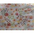 thumbnail image 4 of oneOone Georgette Viscose Baby Blue Fabric Leaves & Flower Sewing Fabric By The Yard Printed Diy Clothing Sewing Supplies 42 Inch Wide-OI6, 4 of 4