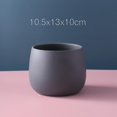 thumbnail image 1 of Wood Grain Creative Ceramic Small Flower Pot Nordic Electroplating Potted Hydroponic Flower Pot Ceramic Ornament Green Radish Succulent, 1 of 1