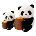 thumbnail image 3 of Cute Panda Plush Toy With /Tree Stump Adorable National Stuffed Pillow For Girlfriend, 3 of 8