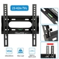 Moclever TV Wall Mount Dual Arm TV Mount Bracket TV Rack Max VESA 200x200mm for 23-42in TVs ...
