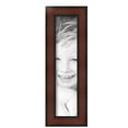 thumbnail image 2 of ArtToFrames 4" x 17" Honors Mahogany Picture Frame, 4x17 inch Brown Wood Poster Frame (WOM-5155), 2 of 7