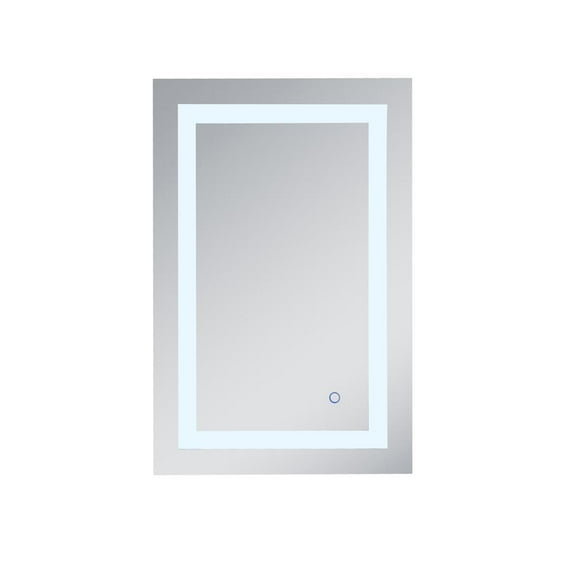Helios 20in x 30in Hardwired LED mirror with touch sensor and color changing temperature 3000K/4200K/6400K
