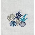 thumbnail image 6 of Serafina Home Summer Soft Absorbent Coastal Guest Hand Towels: Summer Shells and Coral Sea Life Design, 2 Piece Antigua, 6 of 7