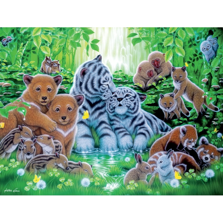 Ceaco 750-Piece Kentaro Nishino Animal Forest Interlocking