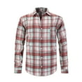 thumbnail image 4 of Men's Lightweight Gingham Dress Shirt Casual Business Slim Fit Long Sleeve Button Down Shirts with Pocket Cotton Blend Dress Shirts Regular Fit Gingham Shirts (Pink-3, M), 4 of 4