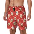 thumbnail image 2 of Gaeub Japanese Maneki Cats Mens Swim Trunks Stretch Beach Shorts Quick Dry for Men Swim Shorts Swimwear with Pockets- X-Large, 2 of 9