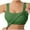 Green, variant on Womens Active Sleeveless Top Built In Support Adjustable Straps Comfort Fit