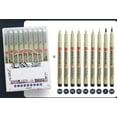 thumbnail image 1 of YOYO Precision Micro-Line Pens, Fineliner Ink Pens, Waterproof Archival Ink, Black Ink, 9 Count, 1 of 7
