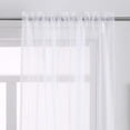 thumbnail image 4 of GYROHOME Rod Pocket Sheer Curtain,Set of 2Panels,White 52x84 inch,Sunlight Filtering Protect Privacy, 4 of 5