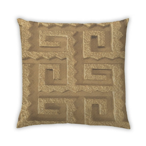 Ahgly Company Outdoor Square Contemporary Throw Pillow, 18 inch by 18 inch