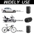 thumbnail image 2 of Tapa de válvulas de coche auténtica, tapas de válvulas, tapas de válvulas de neumáticos de aleación de aluminio, paquete de 12, tapas de válvulas universales para coches, todoterrenos, bicicletas, ca, 2 of 4