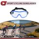 thumbnail image 3 of Gafas de conducción para motocicleta Unique Bargains 1 Pc PC PU Gafas de sol para deportes al aire libre para motocross, bicicleta de tierra, lente clara, marco azul, 3 of 6