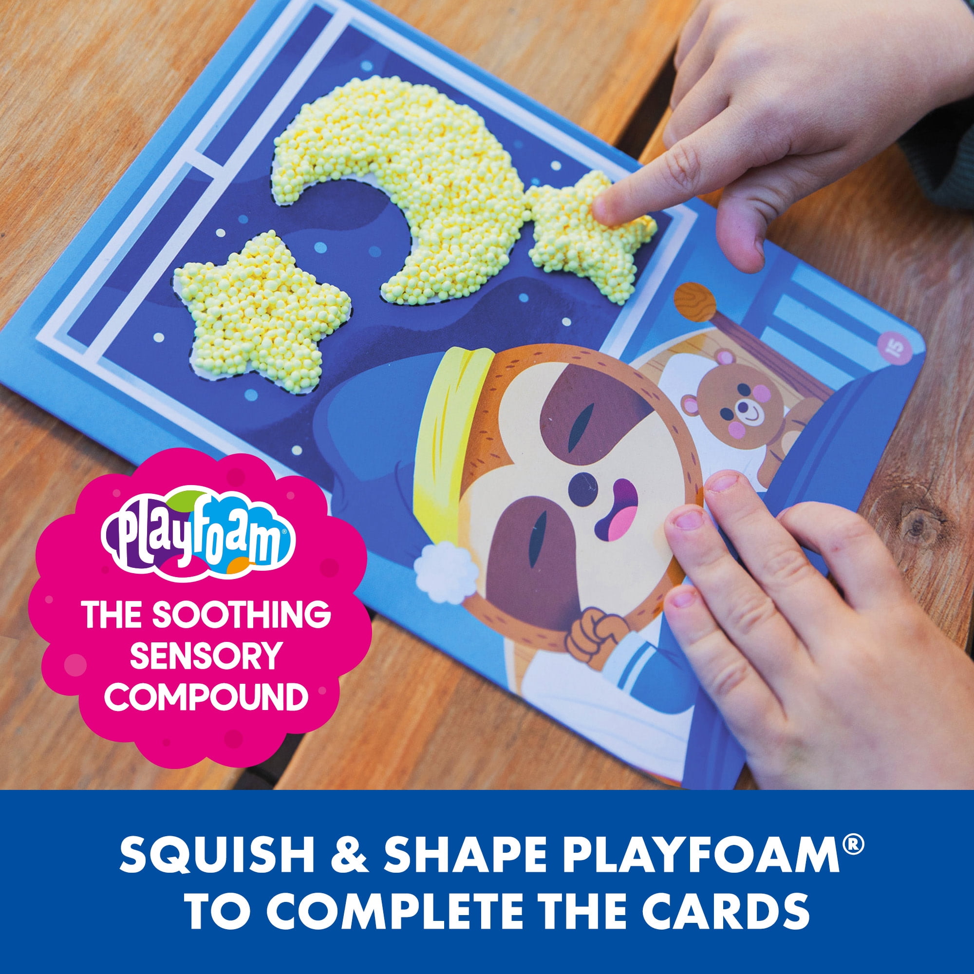 Educational Insights Playfoam Shape & Learn Feelings for Ages 3+, Sensory Shape Sorting Toy