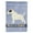 Black and White, variant on Bull Terrier Red Welcome Garden Flag