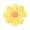 Yellow, variant on Daisy Flower Pillow Seat Cushion Soft Plush Floor Pillow for Office Chair and Home Decor Aesthetic Floral Throw Pillow for Reading Nook 21 Inches Purple