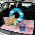thumbnail image 2 of HUISEFOR Pink Sea Turtle Car Trunk Mat 29" x 39" Scratchproof Cargo Mat Rear Trunk Liner Non-Slip Cars Accessories Universal Fit for Most Cars SUV, 2 of 7