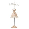 thumbnail image 3 of Resin Dress Frame [跃星辉]树脂工艺品项链模特架 首饰架家居摆件（25cm高香槟色1号） ANGGREK Bracelet Ring Display Stand, 3 of 8