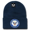 thumbnail image 5 of Military Long Beanies, AirForceTxt, Navy, 5 of 6