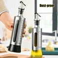 thumbnail image 3 of Advancent Botella de aceite de cocina, botellas de condimentos, condimento sellado, dispensador de cocina de acero inoxidable, vidrio, prensa Cocina y Comedor Escala 300ML Advancent HA009719-05B, 3 of 6