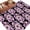 Purple, variant on Purple Floral Area Rugs 5'x7', Washable Small Throw Rugs for Laundry Room Playroom, Abstract Watercolor Flower Leaf Plant Indoor Outdoor Rug Non-Slip Low Pile Carpet Runner Reversible Floor Mats