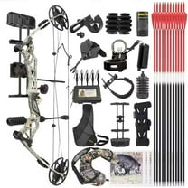Compound Bow Carbon Arrow Set Field Archery 30-70lbs Target Bow Hunting Shooting