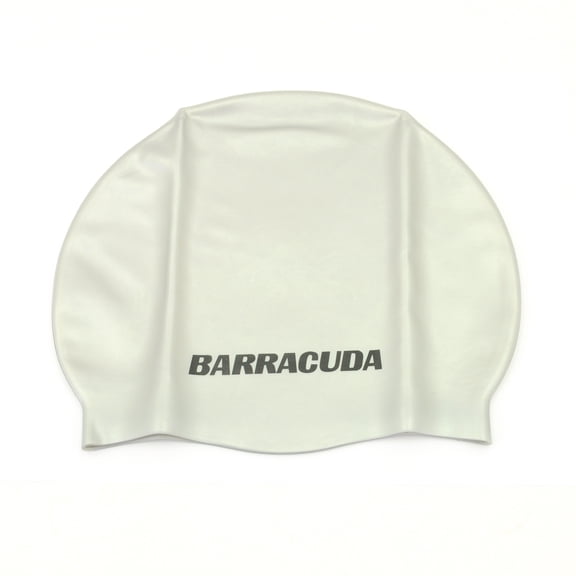 Barracuda Silicone Swim Cap // Silver