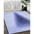 thumbnail image 2 of Ahgly Company Indoor Square Patterned Heavenly Blue Area Rugs, 4' Square, 2 of 6