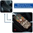 thumbnail image 5 of Thanksgiving Printed Furry Soft 12.5x8.2 Inch Car Armrest Mat Cover Accessories, 5 of 6