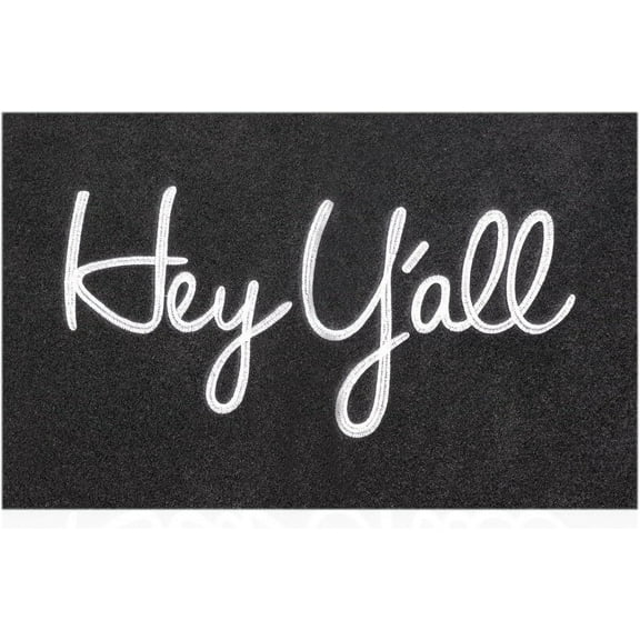 Hey Y'all Mats for Front Door Entry Front Porch Doormat Non-Slip Carpet Rugs Floor Mat Decorative for Home Bathroom Kitchen Indoor 18x30 Inch