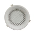 thumbnail image 2 of Cubierta de ventilación redonda Cubierta de ventilación de pared Fácil de ventilar Rejilla de de aleación de aluminio, 2 of 8