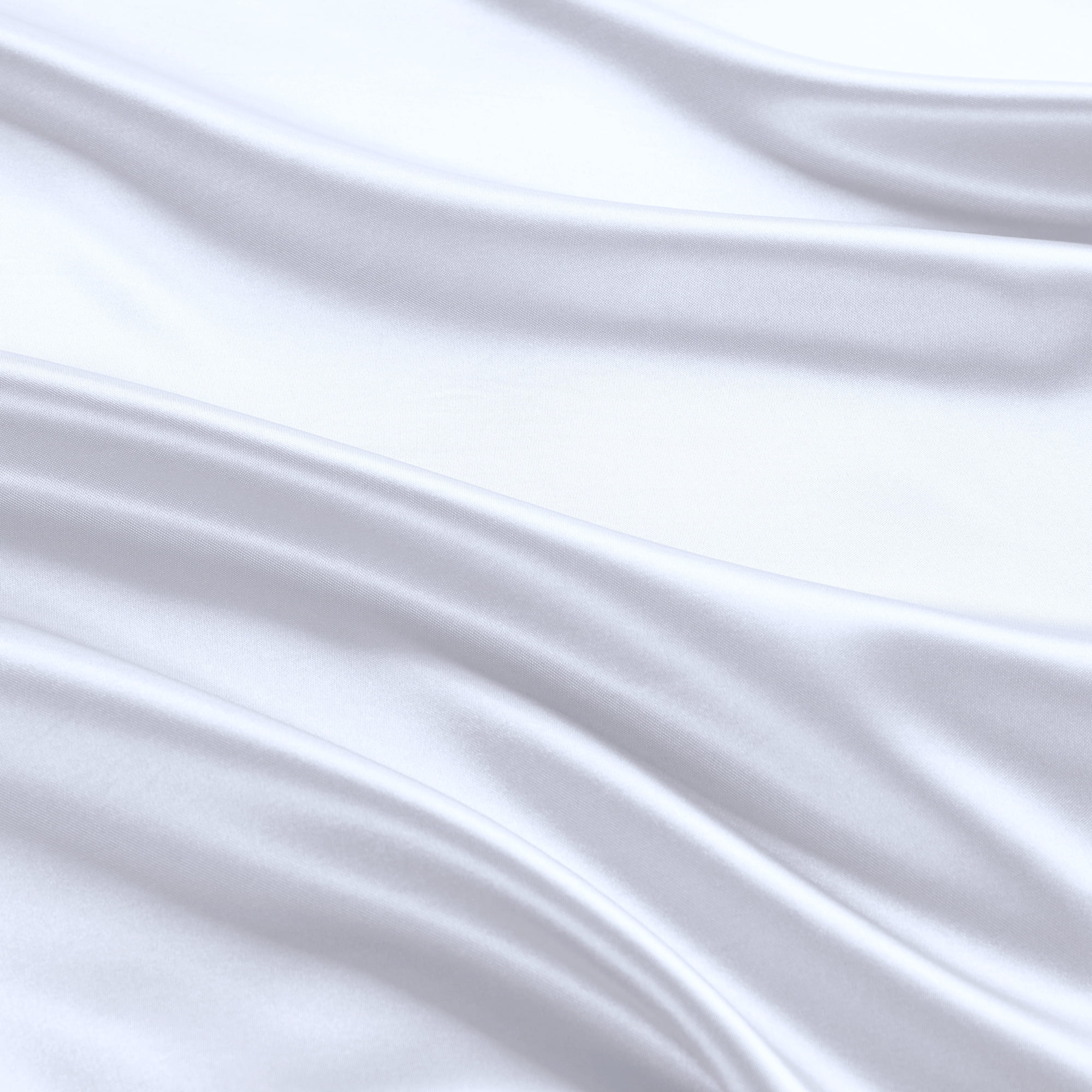 Mainstays Satin Pillowcase – Standard – Pure White – Frizz Control & Cooling Comfort – 1 Pack