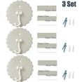 thumbnail image 2 of 3 Set of Ceiling Mosquito Net Hooks, Super Glue, Dome Mosquito Net Hooks; Ceiling Hooks, Bed Canopy Hooks for Home, Easy to Install and Use Bedding Accessories, 2 of 5