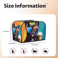 thumbnail image 2 of Rateoe Rainbow Bulldog Sunglasses Pattern Toaster Covers 2 Slice Wide Slot,Bread Machine Cover,Bread Dust Cover & Fingerprint Protection,Appliance Covers, 2 of 7
