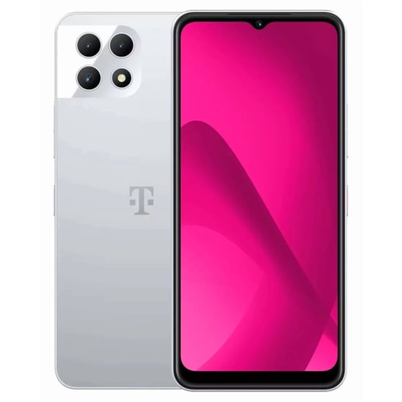 Restored T-MOBILE, REVVL 7 5G, Cell Phones 128GB 6GB RAM, Gray/6.58 in