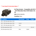 thumbnail image 2 of Air Flap Actuator - Compatible with 2012 - 2015 Mercedes-Benz C250 Sedan 2.5L V6 2013 2014, 2 of 2