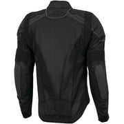 First Gear 526190 Mens Reflex Jacket, Black - Medium