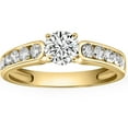 thumbnail image 1 of 1 Ct Diamond Engagement Ring With Channel Set Accents in 10k Yellow Gold, 1 of 2