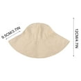 thumbnail image 2 of Sombrero para el sol para niños pequeños, playa, bebés, exterior, gorra ancha, linda niña de verano, plegable, ajustable, portátil, protección UPF 50+, tela ligera y transpirable, para, 2 of 9
