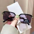 thumbnail image 1 of Anti-Blue Light Discoloration Reading Glasses Men Half Frame Photochromic Magnifying Glasses Computer Transparent Goggles Sunglasses, 1 of 4