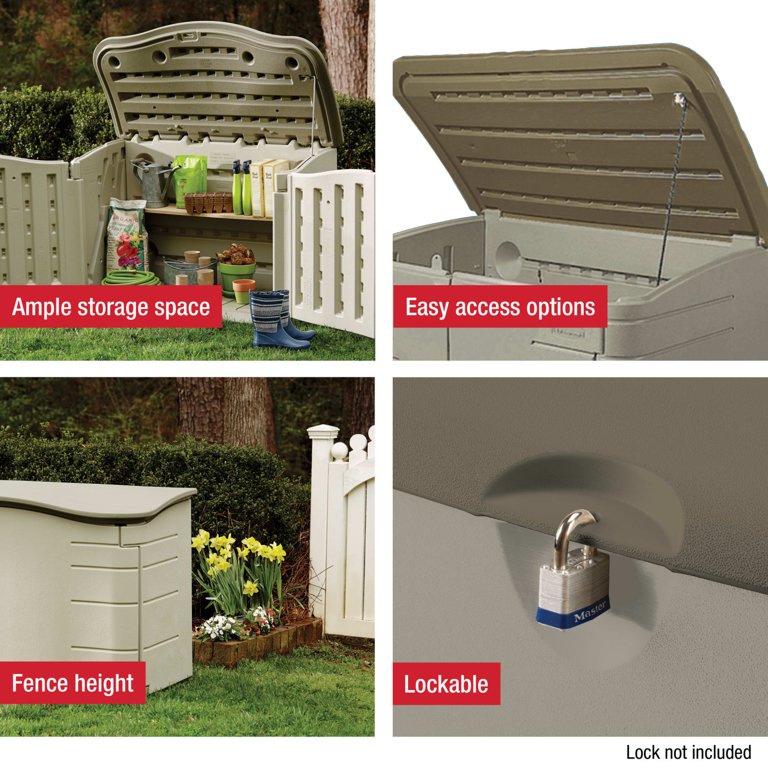 Rubbermaid Horizontal Storage Shed - Walmart.com